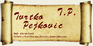 Tvrtko Pejković vizit kartica